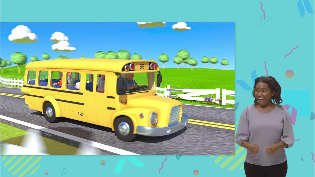 Wheels on the Bus Sign Language For Kids ASL YouTube