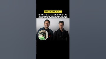 How Two 16-Year-Old Dropouts Built a $1 Billion AI Startup ! #shorts #success #motivation #ai