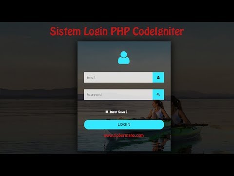 How To Create Login & Logout System CodeIgniter