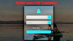 Cara Membuat Sistem Login & Logout CodeIgniter (CI) - PHP Framework - Durasi: 34.03. 