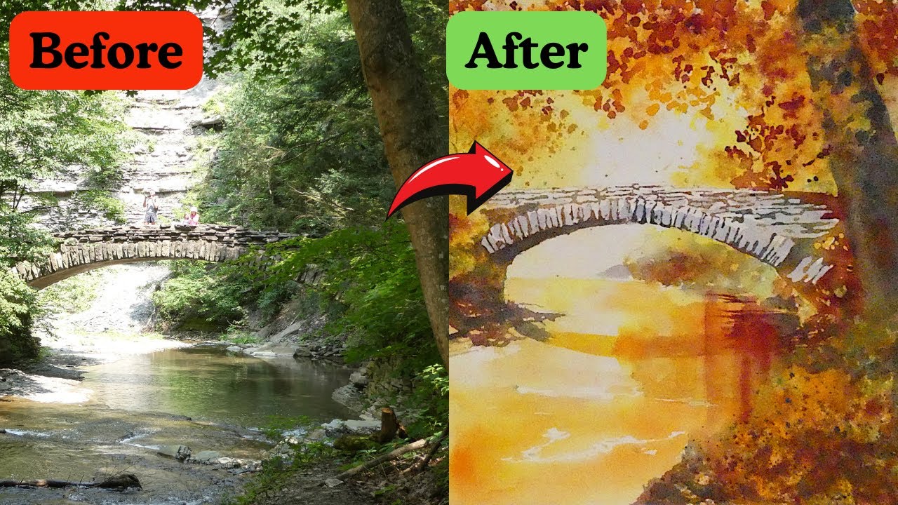 Всего лишь летняя фотография? Как превратить её в потрясающее осеннее произведение искусства?