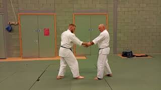 Koryu Dai Roku Katate Mochi Mae Otoshi.