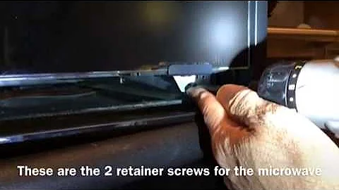 Change lightbulb on KitchenAid built-in microwave