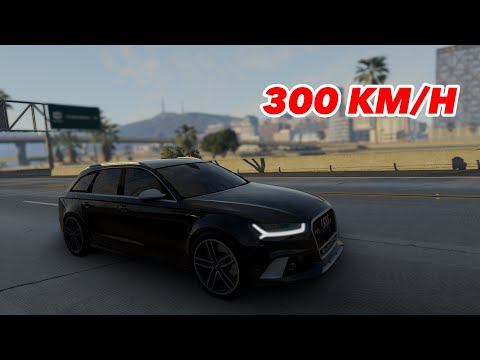 Audi RS6 crash 300 km/h | BeamNG.drive (Crystal Castles - KEROSENE)