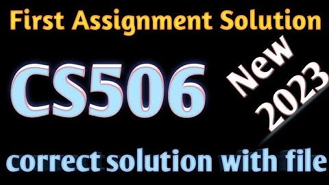 CS 506 assignment 1 solution 2023 |cs506 first assignment correct solution 2023|cs506 assignment