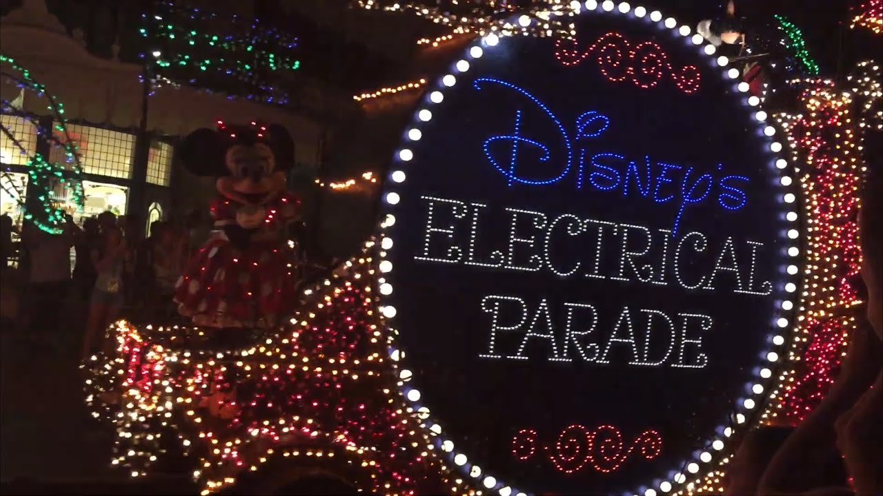 Disney’s Electrical Parade Full Experience POV - Magic Kingdom WDW - 5/12/2016 (1080p) HD