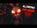 Five Nights At Freddy's FNAF Security Breach ALL ENDINGS EXPLAINED