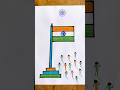 How to draw India flag 🇮🇳 #indiaflag #howtodrawindianflag