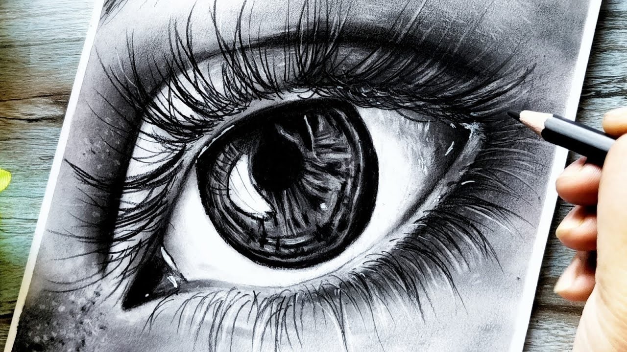 How To Draw Hyper Realistic Eye / Hyper Realistic Eye kaise Draw karna