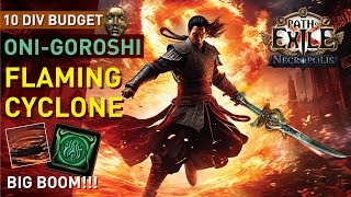 【10 Div Full-Unique】The Flaming Cyclone goes ZOOM \u0026 BOOM! (ft. Oni-Goroshi) FUN Spin2Win! 3.24