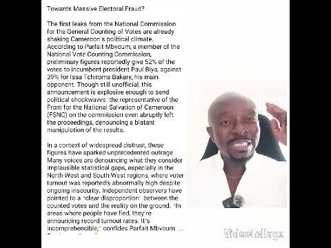 Yesterday Counting Paul Biya Is Leading With 52 With Issa Tchiroma Having 39 What Is The Way Fo