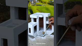 Mini Structure Of A House || You Can Peak This Design #blockbuilding