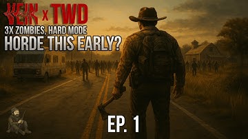 Our Best START Yet! Early HORDE & Best Farm Base Location | VEIN x TWD Day 1 - Permadeath