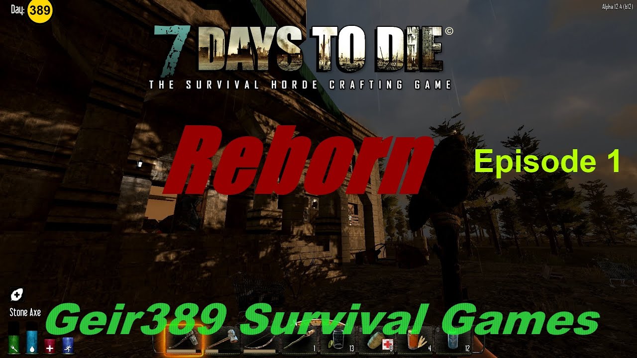 7 days to die Reborn - Episode 1 - Night at the Library