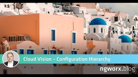 Arista - CloudVision - Configuration Hierarchy