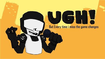 UGH but every time i miss a note, the rhythm game changes