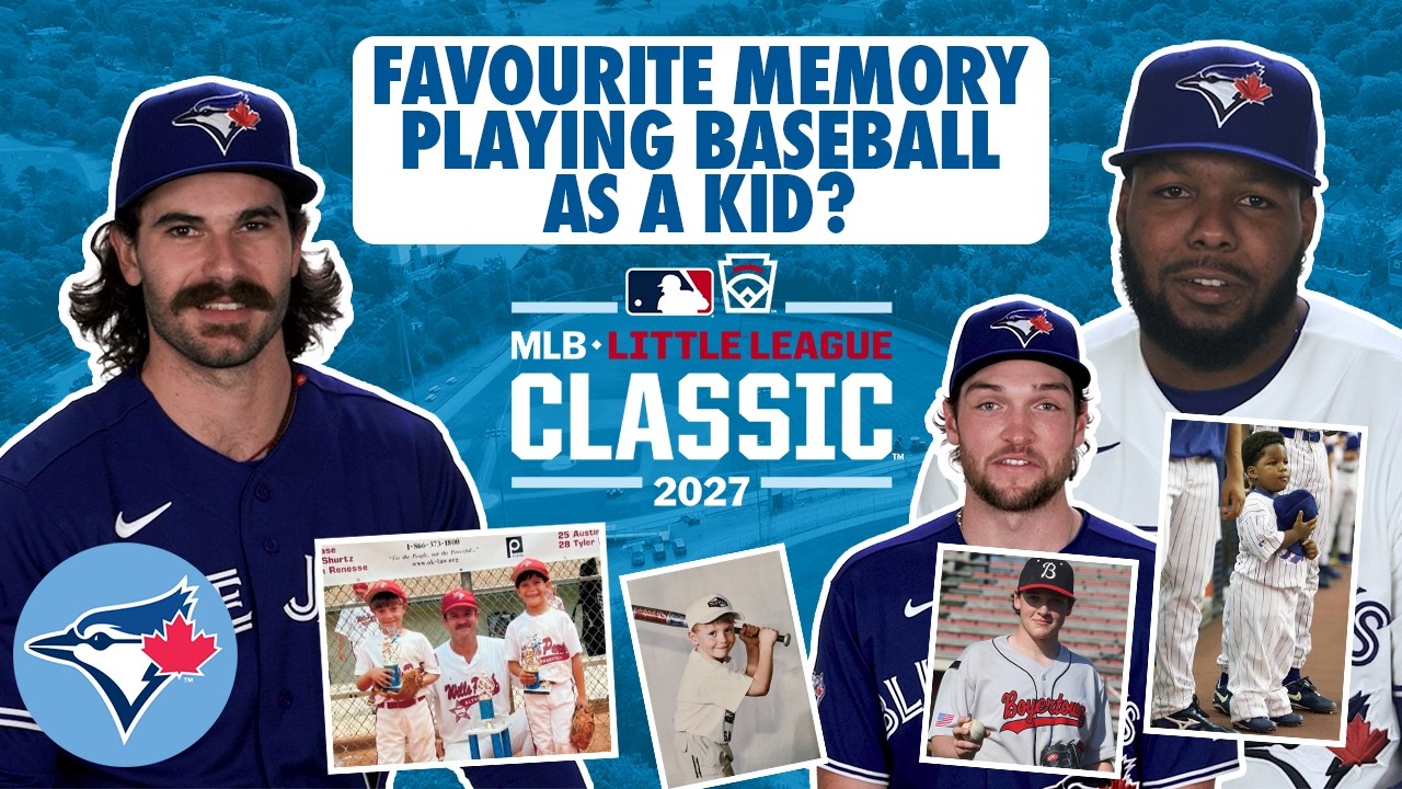We asked the Toronto Blue Jays: What's your fave memory of playing baseball as a kid?