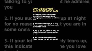 wait and see what dark psychology says #true #psychology #truelinemotivation #scaryfact