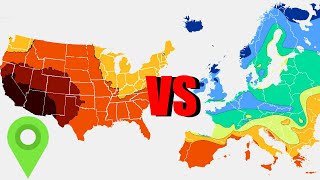 AMERICA vs EUROPE Explained By Maps