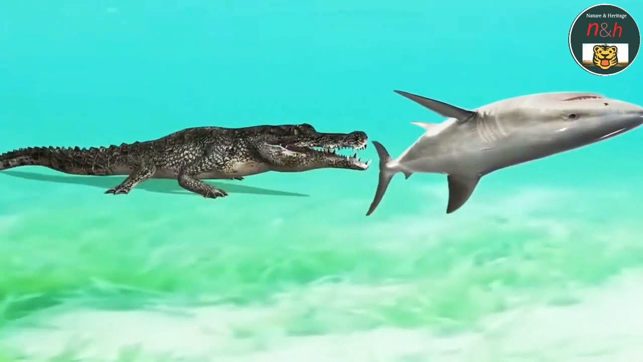 Crocodile Vs Shark Who Would Win The Fight Natureandheritage🐯fight