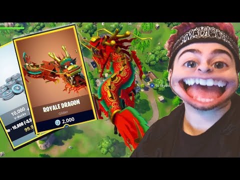 FORTNITE FREE V-BUCKS & NEW DRAGON GLIDER GAMEPLAY IN BATTLE ROYALE! (first 5 minutes explains all) - FORTNITE FREE V-BUCKS & NEW DRAGON GLIDER GAMEPLAY IN BATTLE ROYALE! (first 5 minutes explains all)