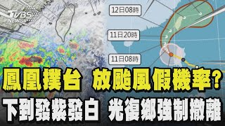 鳳凰颱風將撲台 放颱風假機率高?北市有望停班停課停止咕嚕咕嚕?蔣萬安:密切掌握 狂颱!下到發紫發白 憂洪災噩夢再臨 光復鄉強制撤離 佛祖街居民無奈｜TVBS新聞 @TVBSNEWS01