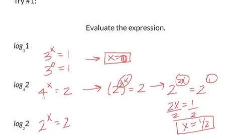 Pre-Calc 3.2 pt. 1 Logarithmic Functions & Their Graphs