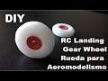 RC Landing Gear Wheel - Rueda para Aeromodelismo