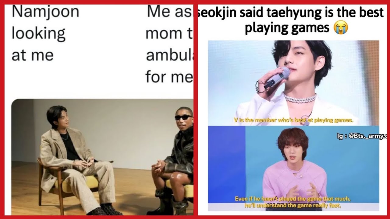 BTS New hilarious meme threads - YouTube