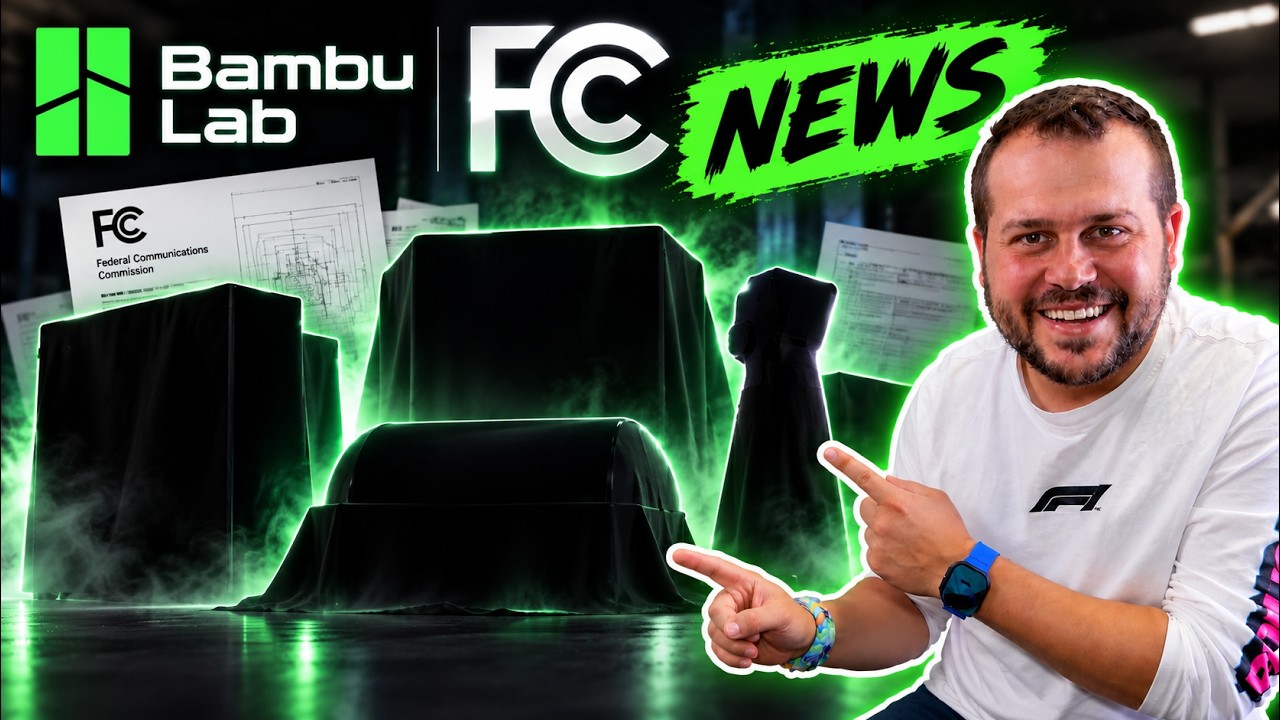 Bambu Lab chystá H3C, P3C, nové AMS a 3D skener S1! FCC odhalilo detaily