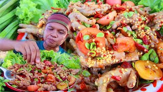 #เท้าไก่ #ตีนไก่ #ตำตีนไก่น้ำปลาร้าปูบ่าวแดงแซ่บๆนัวๆ