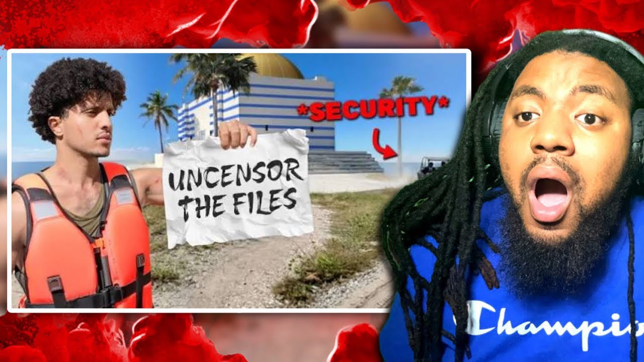 HE'S CRAZY! HE SNUCK ON JEFFERY EPSTIEIN'S ISLAND!