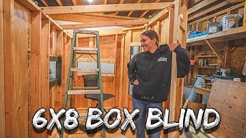 DIY Deer Hunting BOX BLIND | Part 1