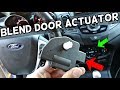 FORD FIESTA  HEATER BLEND DOOR ACTUATOR REPLACEMENT. CLICKING WHEN START CAR FIX