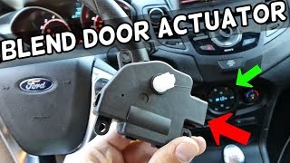 FORD FIESTA  HEATER BLEND DOOR ACTUATOR REPLACEMENT. CLICKING WHEN START CAR FIX