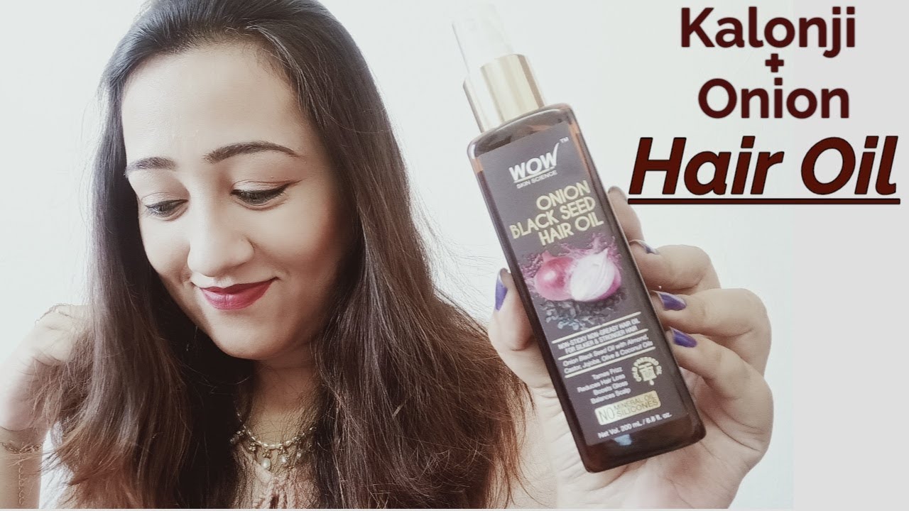 WOW Onion Black Seed Hair Oil -Promotes Hair Growth | 100% pure cold  pressed oils. - YouTube