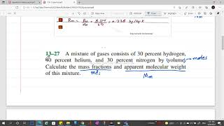 GAS MIXTURES practice questions (CH 13)