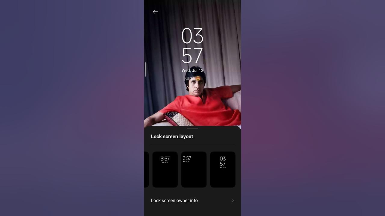 How to change lock screen clock format in MIUI 14 REDMI YouTube