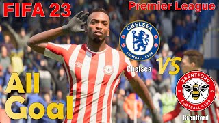 FIFA 23 | 22/23 Premier League | Simulation | Chelsea vs Brentford | All Goals #goals #fifa23