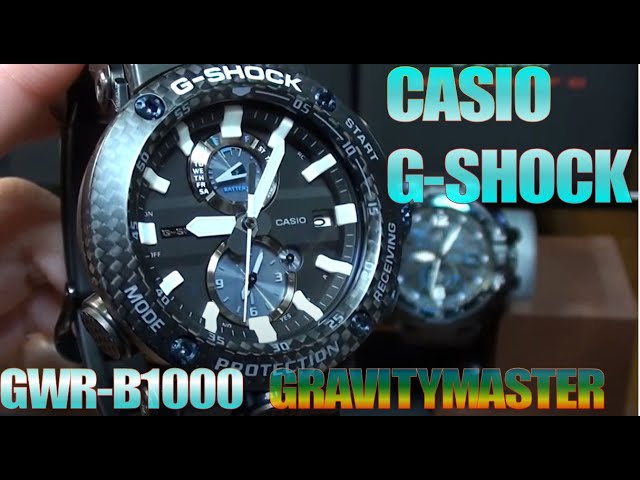 カシオ G-SHOCK グラビティーマスター GWR-B1000 レビュー CASIO GRAVITYMASTER - YouTube