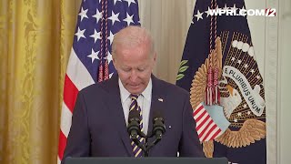 VIDEO NOW: President Biden on inflation easing in July