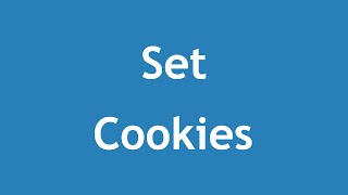 [ Learn PHP 5 In Arabic ] #85 - Cookies - Set Cookie + Examples