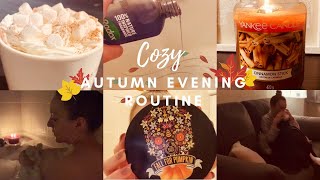 COSY AUTUMN EVENING ROUTINE 2020 | Skincare, pamper + relax