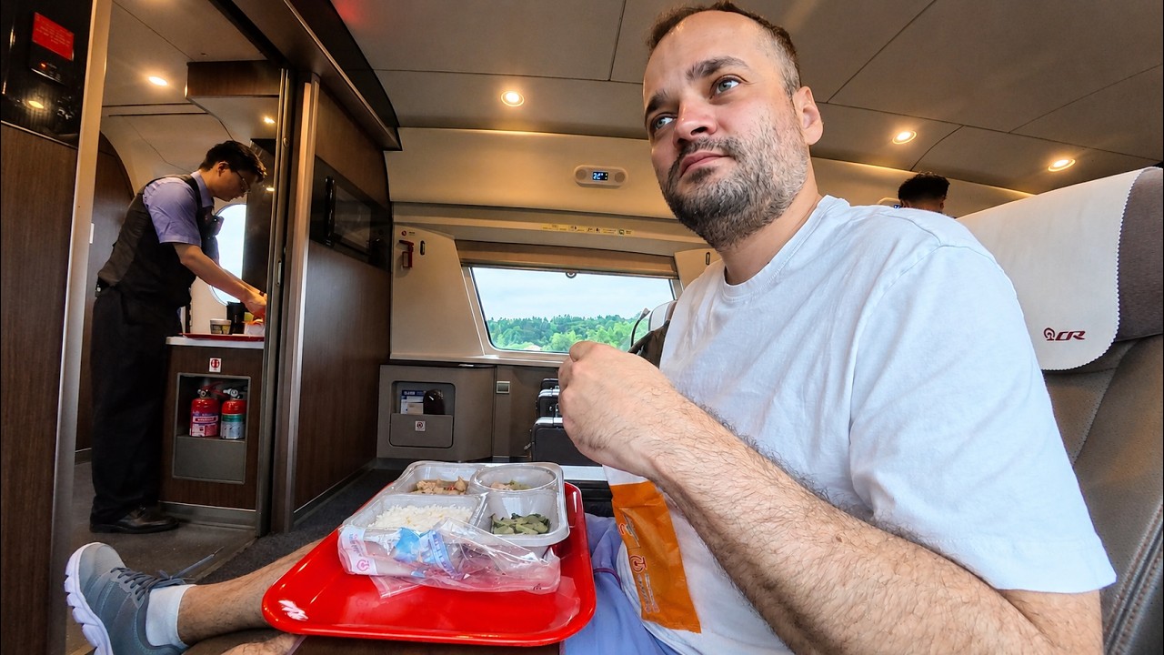 LA BUSINESS CLASS cu CEL MAI RAPID TREN DIN CHINA: MERITA 100€ - pentru 2 ORE?