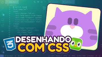Gato / Cat 🐱 | HTML e CSS | O speedcode mais fofo que você verá hoje