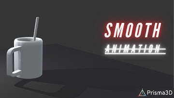 SMOOTH ANIMATION | TUTORIAL PRISMA 3D | COFFEE CUP #3d #cgi