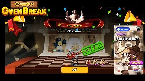 Cookie Run Ovenbreak : Survival Run 1st play