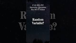 2 AI/ML Interview Questions You MUST Know 🔥 #ai #datascience #machinelearning