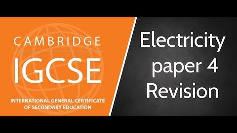 My Random Teaching video | Electricity Paper 4 (Theory) Revision | IGCSE Physics Grade 10