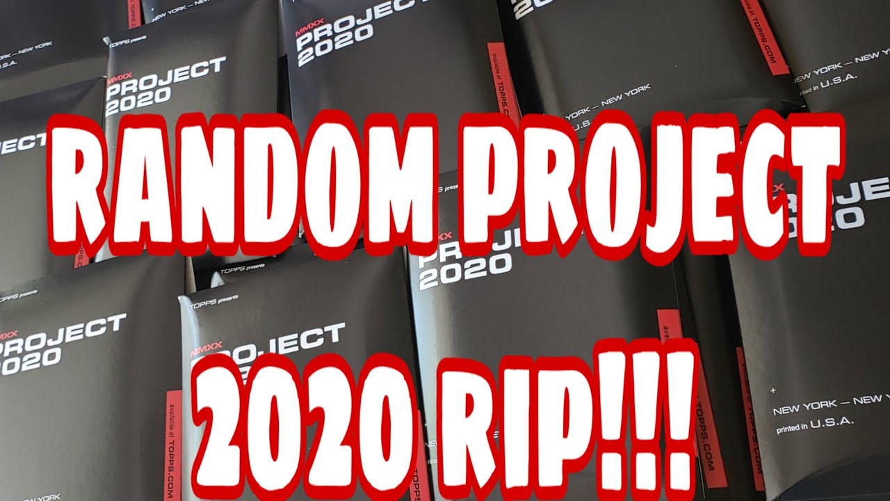 RANDOM TOPPS PROJECT 2020 RIP!